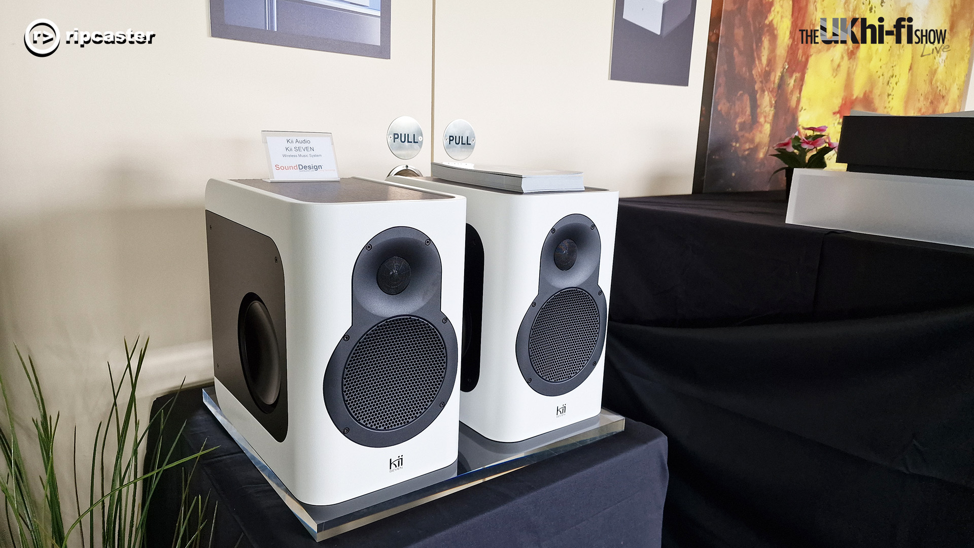 A pair of Kii Audio speakers - the Kii Sevens