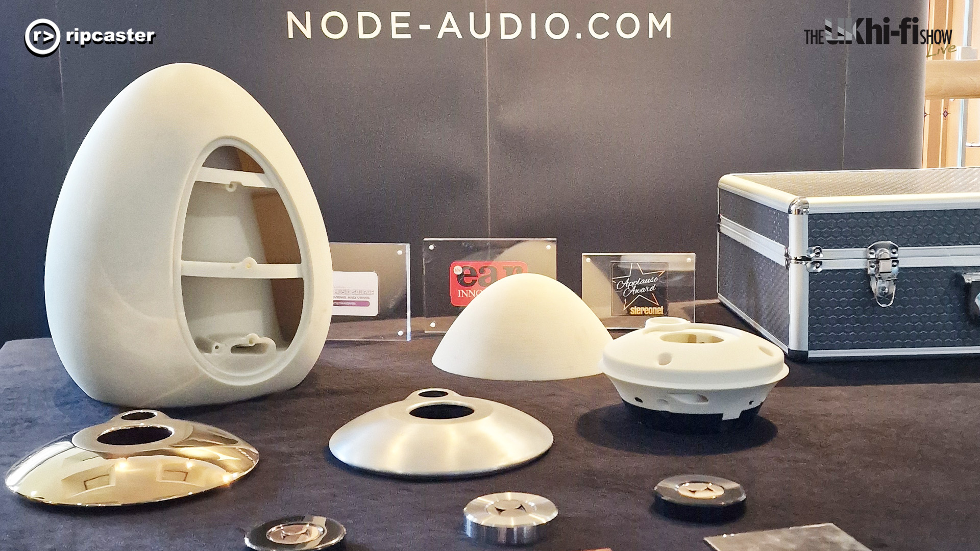 Node-Audio.com showing a deconstructed small speaker