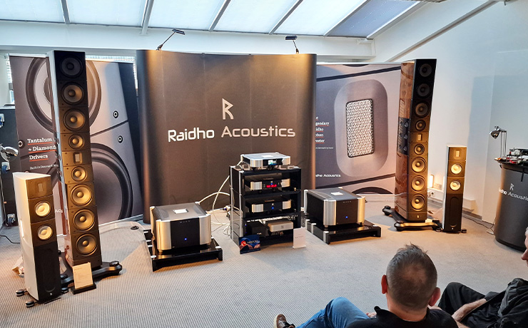 Raidho Acoustics speakers at the Munich 2024 HiFi Show