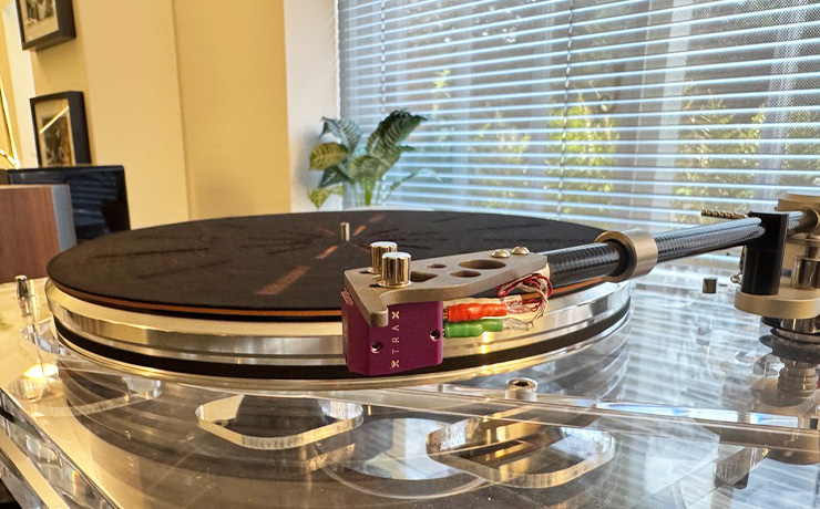 Vertere XtraX High-Resolution Cartridge on a Vertere Turntable at the ripcaster showroom