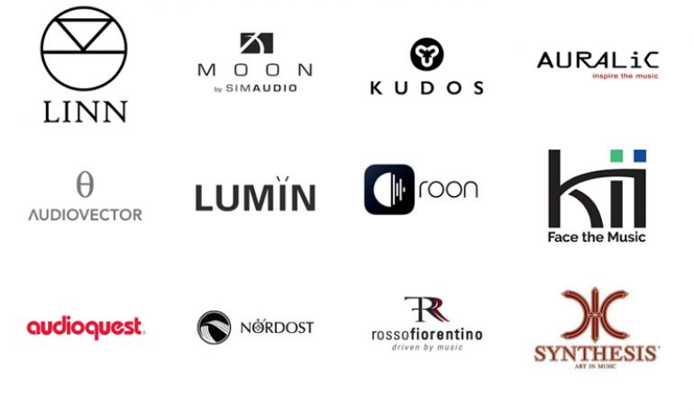 A selection of the brands we sell at ripcaster - the image shows their logos