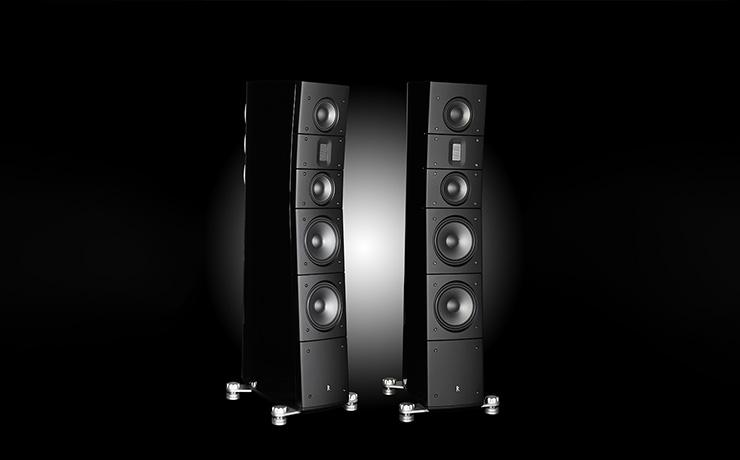 A pair of Raidho Acoustics TD3.8 speakers