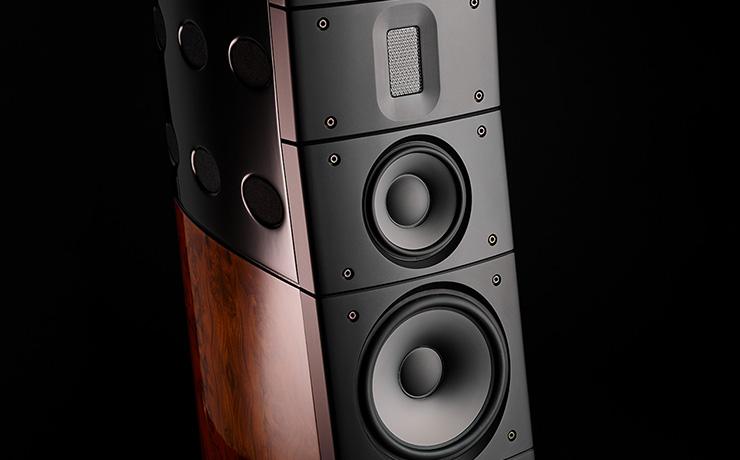 A close-up of a Raidho TD6 speaker