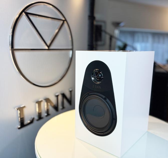 Linn 119 Loudspeaker in white at ripcaster