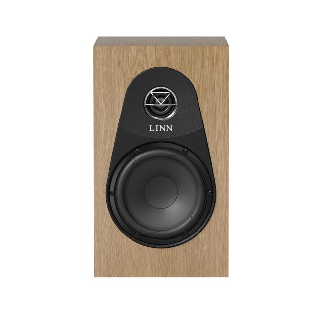 Linn 119 Loudspeaker in oak front view