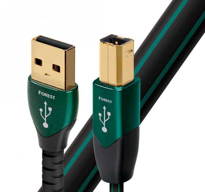 AudioQuest Forest USB Cable - 1.5m, USB A, USB B 