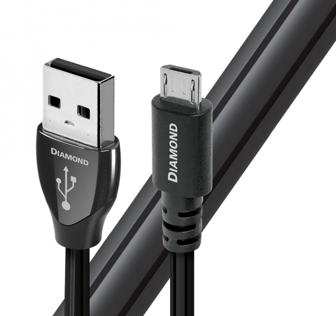 AudioQuest Diamond USB Cable - 1.5m, USB A, USB Micro B