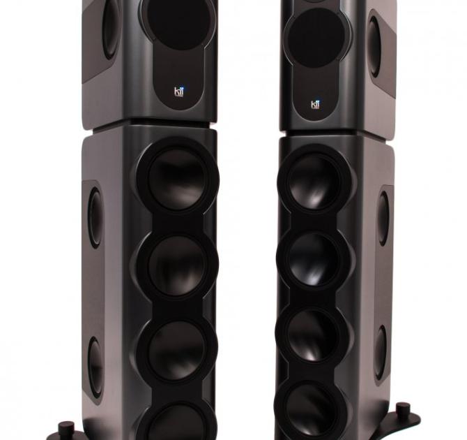 Kii three BXT System - two tall speakers side-by-side