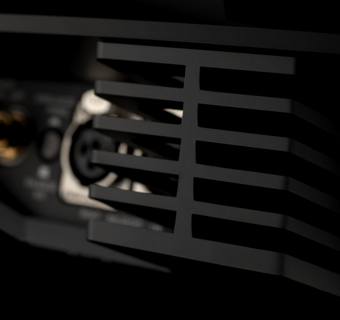 Linn Klimax Twin Amplifier close-up.