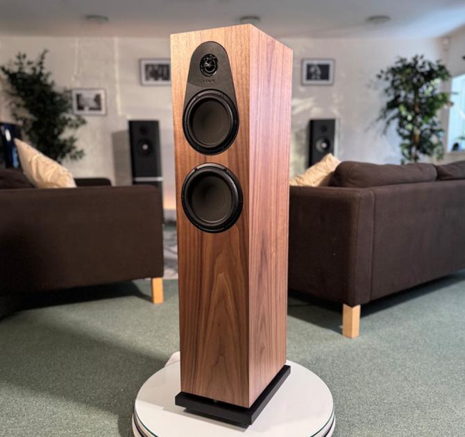 Linn 150 speaker in walnut at ripcaster