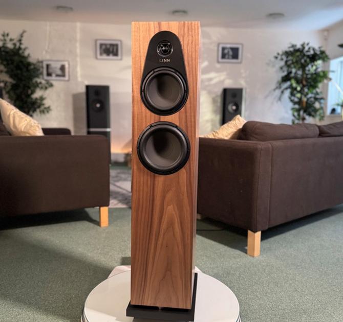 Linn 150 speaker in walnut at ripcaster