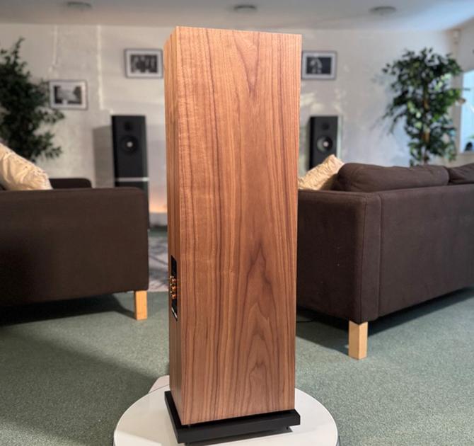 Linn 150 speaker in walnut at ripcaster