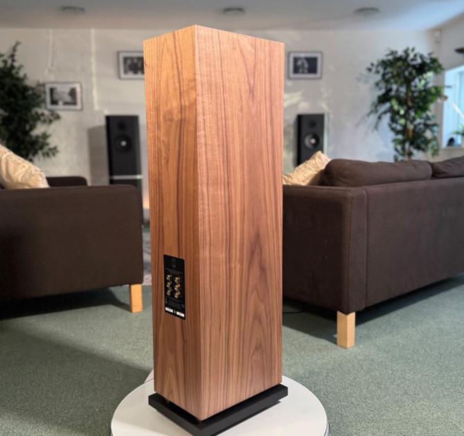 Linn 150 speaker in walnut at ripcaster