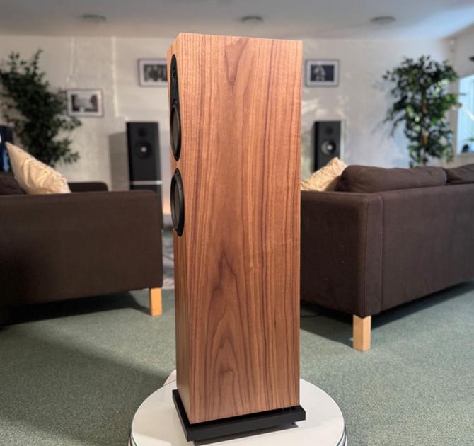 Linn 150 speaker in walnut at ripcaster