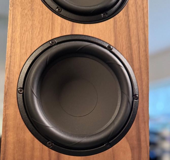Linn 150 speaker in walnut at ripcaster 