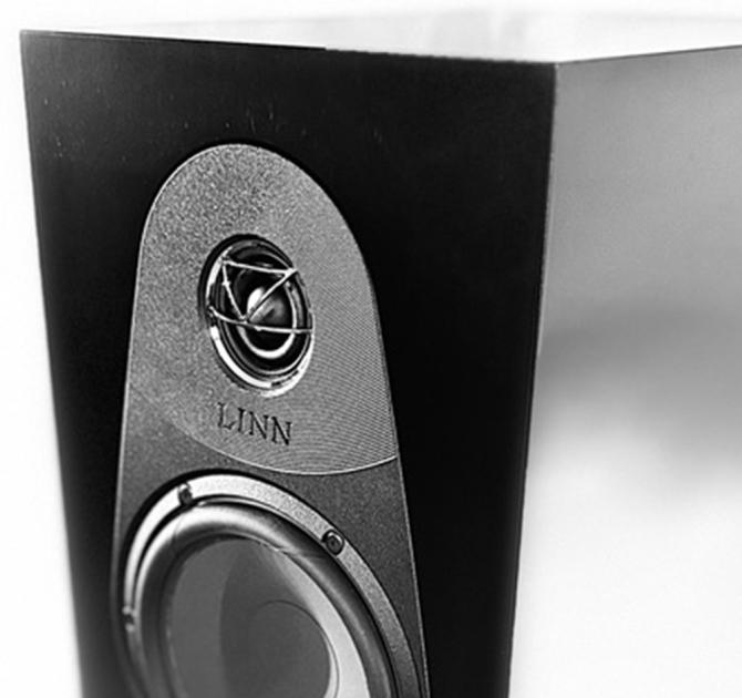 Linn 150 speaker in black at ripcaster 