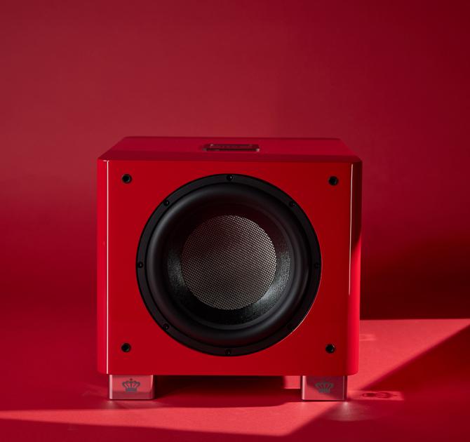 REL T/9x Special Edition Subwoofer in red