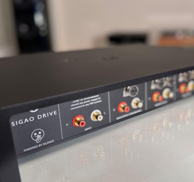 Kudos Sigao drive rear view.  In the background is Linn HiFi kit