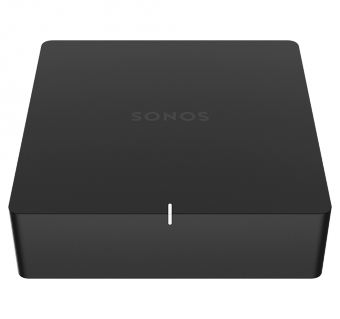 SONOS PORT front and top view.