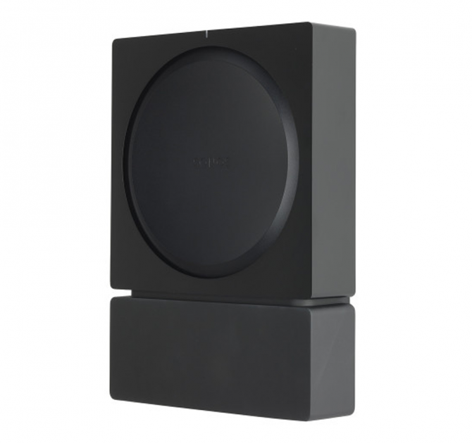 Flexson Wall Mount Amp Black x1 with Sonos Amp