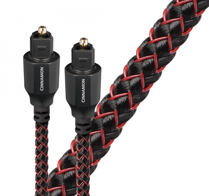 AudioQuest Cinnamon Toslink Cable - 5.0m, Full-Size Optical, Full-Size Optical A