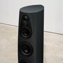 Linn 360 speaker in Triton - view of the top part of the speaker