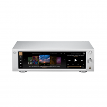 HiFi Rose RS201E Streamer, DAC and amplifier front and top view