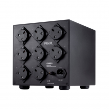 PLiXiR Cube 8 BAC Power Conditioner rear and side view