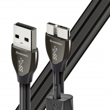 AudioQuest Diamond USB Cable - 0.75m, USB 3.0 A, USB Micro B 3.0