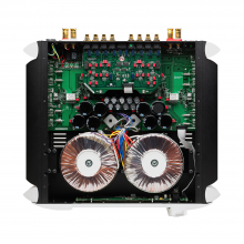 Moon 600i V2 Integrated Amplifier inside circuitry.