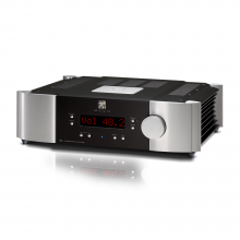 Moon 700i V2 Integrated Amplifier in silver and black.