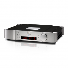 Moon 740P Single Chassis Reference Balanced Preamplifier in silver.