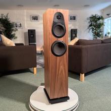 Linn 150 speaker in walnut at ripcaster