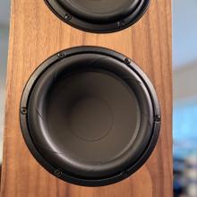 Linn 150 speaker in walnut at ripcaster 