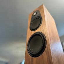 Linn 150 speaker in walnut at ripcaster 