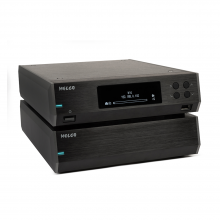 Melco N10/2 Digital Music Library in black, one on top of the other