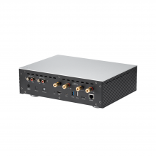 Rose RS-201E Streamer, DAC and amplifier rear view
