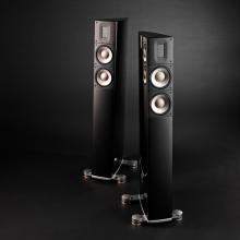 Raidho Acoustics X2/XT2 Speakers - black tall speakers