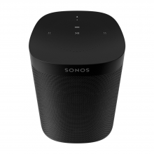 SONOS One Black front and top view