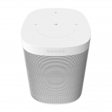 SONOS One White front and top view